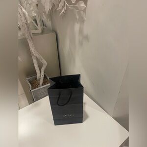 Gucci Black Paper Gift Bag